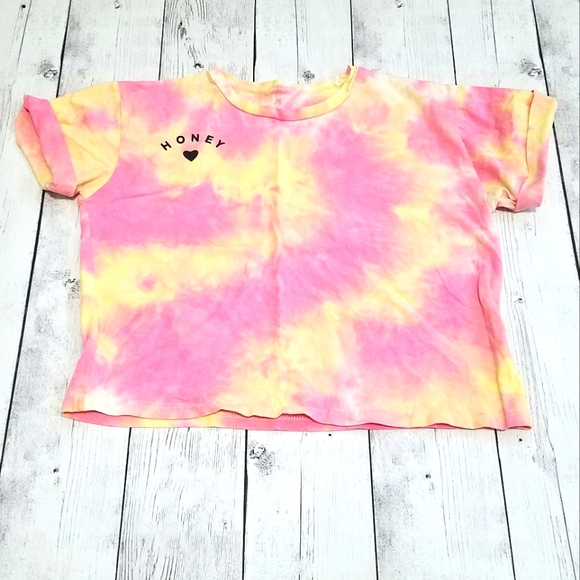 Crop Tie dye t shirt size medium.